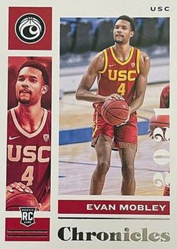 #2 Evan Mobley - USC Trojans - 2021 Panini Chronicles Draft Picks Basketball