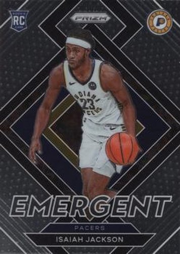 #2 Isaiah Jackson - Indiana Pacers - 2021-22 Panini Prizm - Emergent Basketball
