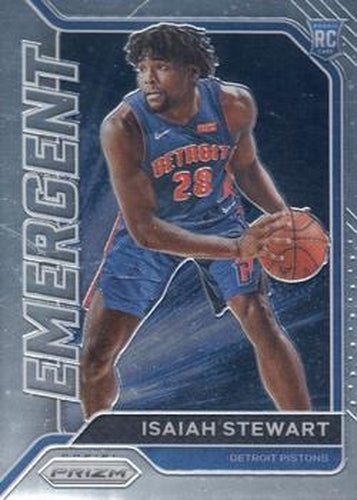 #2 Isaiah Stewart - Detroit Pistons - 2020-21 Panini Prizm - Emergent Basketball