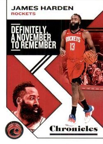 #2 James Harden - Houston Rockets - 2019-20 Panini Chronicles Basketball