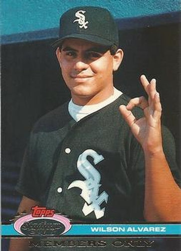 #NNO Wilson Alvarez - Chicago White Sox - 1991 Stadium Club Members Only