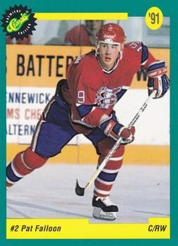 #2 Pat Falloon - San Jose Sharks - 1991 Classic Draft Picks Hockey