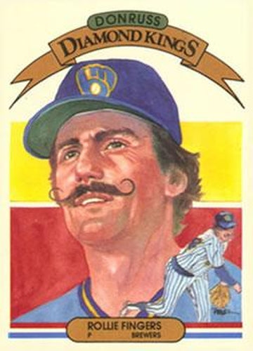 #2 Rollie Fingers - Milwaukee Brewers - 1983 Donruss Baseball