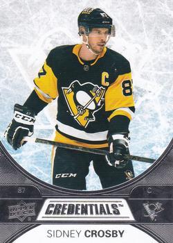 #2 Sidney Crosby - Pittsburgh Penguins - 2021-22 Upper Deck Credentials Hockey