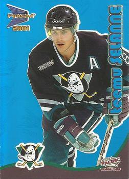 #2 Teemu Selanne - Anaheim Mighty Ducks - 2000-01 Pacific Prism McDonald's - Blue Hockey
