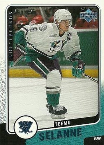 #2 Teemu Selanne - Anaheim Mighty Ducks - 2000-01 Upper Deck Legends Hockey