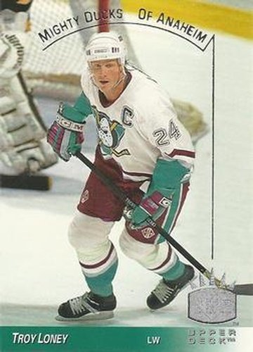 #2 Troy Loney - Anaheim Mighty Ducks - 1993-94 Upper Deck - SP Hockey
