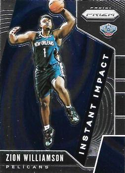 #2 Zion Williamson - New Orleans Pelicans - 2019-20 Panini Prizm - Instant Impact Basketball