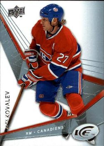 #2 Alex Kovalev - Montreal Canadiens - 2008-09 Upper Deck Ice Hockey