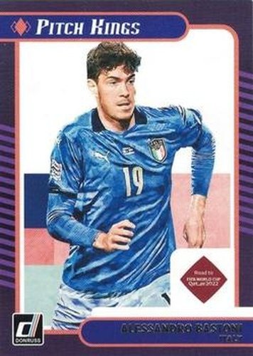 #2 Alessandro Bastoni - Italy - 2021-22 Donruss - Pitch Kings Soccer