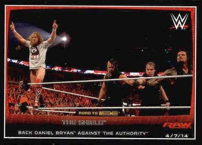 #2 The Shield - 2015 Topps WWE Road to Wrestlemania Wrestling