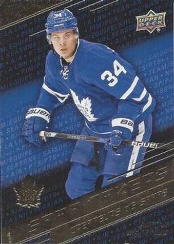 #SM-2 Auston Matthews - Toronto Maple Leafs - 2017-18 Upper Deck Tim Hortons - Stat Makers Hockey