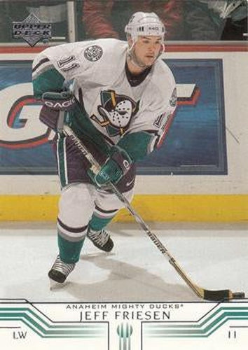 #2 Jeff Friesen - Anaheim Mighty Ducks - 2001-02 Upper Deck Hockey