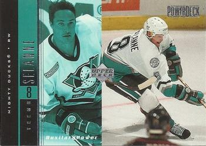 #AUX2 Teemu Selanne - Anaheim Mighty Ducks - 1999-00 Upper Deck PowerDeck - Auxiliary Hockey