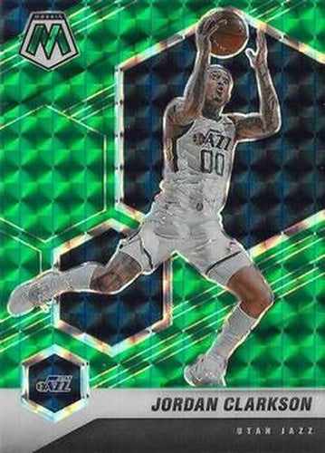 #2 Jordan Clarkson - Utah Jazz - 2020-21 Panini Mosaic - Mosaic Green Basketball