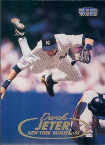 #2 Derek Jeter - New York Yankees - 1998 Fleer Tradition Baseball