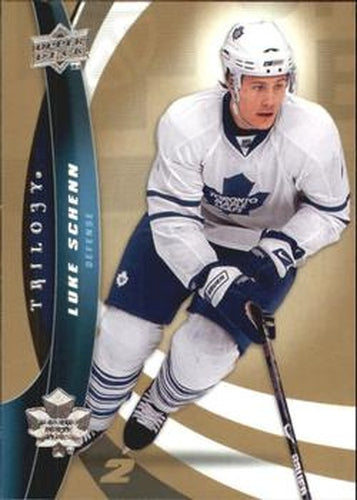 #2 Luke Schenn - Toronto Maple Leafs - 2009-10 Upper Deck Trilogy Hockey