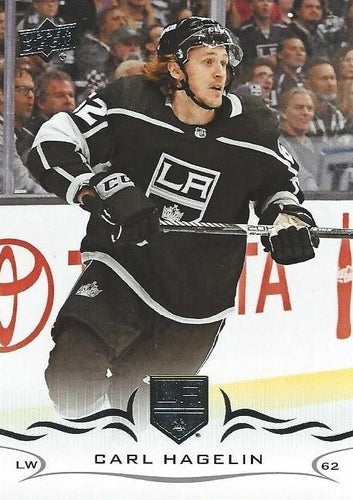 #502 Carl Hagelin - Los Angeles Kings - 2018-19 Upper Deck Hockey