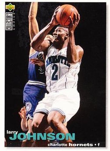#2 Larry Johnson - Charlotte Hornets - 1995-96 Collector's Choice Basketball