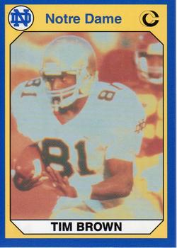 #2 Tim Brown - Notre Dame Fighting Irish - 1990 Collegiate Collection Notre Dame Football