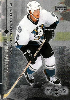 #2 Teemu Selanne - Anaheim Mighty Ducks - 1998-99 Upper Deck Black Diamond Hockey
