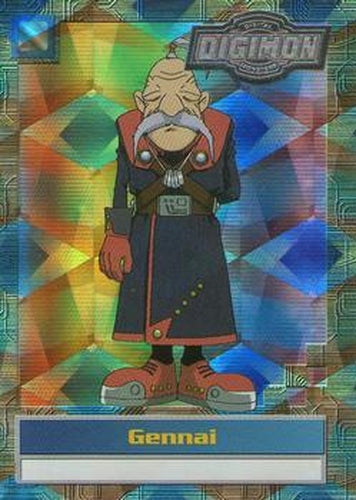 #2of32 Gennai - 2000 Upper Deck Digimon Series 2 - Silver Foil