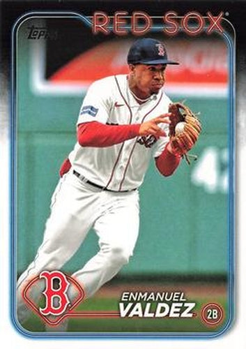 #300 Enmanuel Valdez - Boston Red Sox - 2024 Topps Baseball