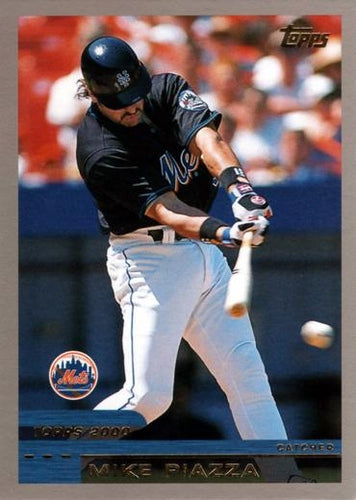 #300 Mike Piazza - New York Mets - 2000 Topps Baseball