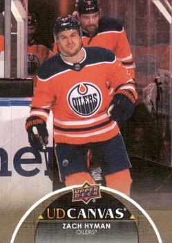 #C300 Zach Hyman - Edmonton Oilers - 2021-22 Upper Deck - UD Canvas Hockey