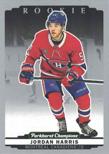 #300 Jordan Harris - Montreal Canadiens - 2022-23 Parkhurst Champions - Silver Hockey