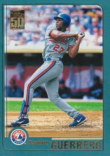 #300 Vladimir Guerrero - Montreal Expos - 2001 Topps Baseball
