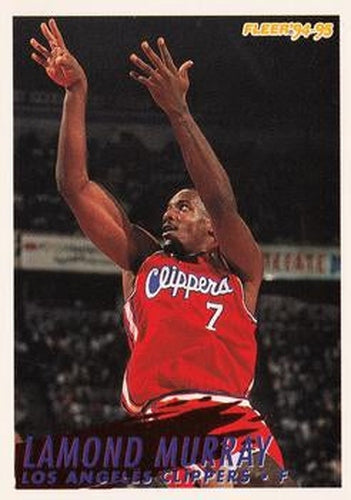 #300 Lamond Murray - Los Angelesippers - 1994-95 Fleer Basketball