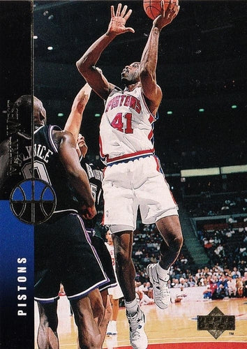 #300 Mark West - Detroit Pistons - 1994-95 Upper Deck Basketball