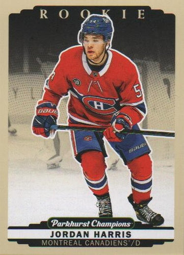 #300 Jordan Harris - Montreal Canadiens - 2022-23 Parkhurst Champions Hockey