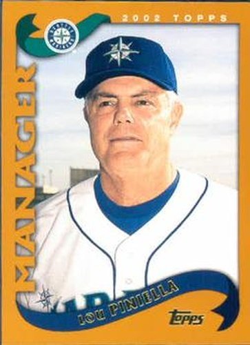 #300 Lou Piniella - Seattle Mariners - 2002 Topps Baseball