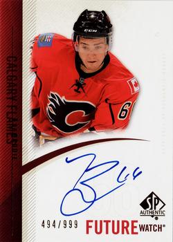 #300 T.J. Brodie - Calgary Flames - 2010-11 SP Authentic Hockey
