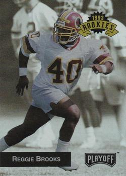 #300 Reggie Brooks - Washington Redskins - 1993 Playoff Football