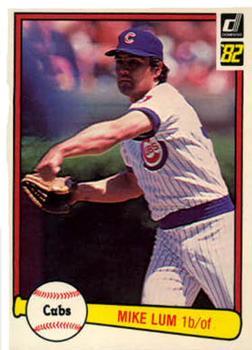#300 Mike Lum - Chicago Cubs - 1982 Donruss Baseball