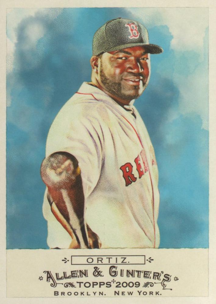 #300 David Ortiz - Boston Red Sox - 2009 Topps Allen & Ginter Baseball