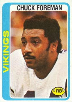 #300 Chuck Foreman - Minnesota Vikings - 1978 Topps Football