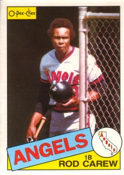 #300 Rod Carew - California Angels - 1985 O-Pee-Chee Baseball