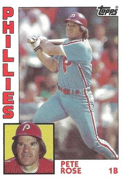 #300 Pete Rose - Philadelphia Phillies - 1984 Topps Baseball