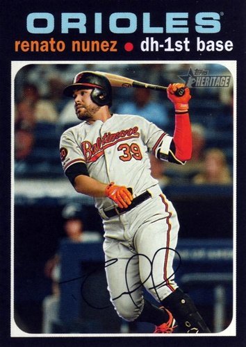 #300 Renato Nunez - Baltimore Orioles - 2020 Topps Heritage Baseball