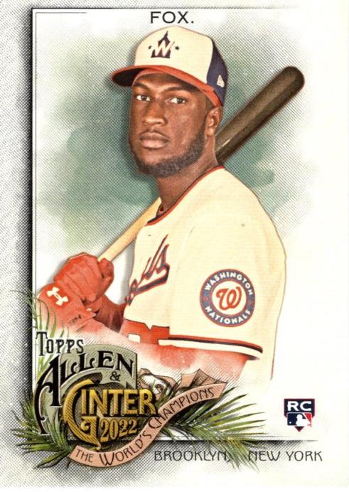 #300 Lucius Fox - Washington Nationals - 2022 Topps Allen & Ginter Baseball