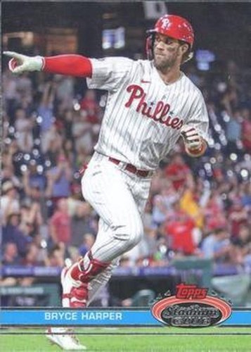 #300c Bryce Harper - Philadelphia Phillies - 2022 Stadium Club Baseball