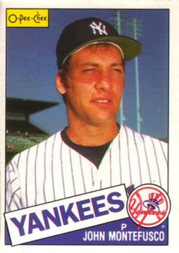 #301 John Montefusco - New York Yankees - 1985 O-Pee-Chee Baseball