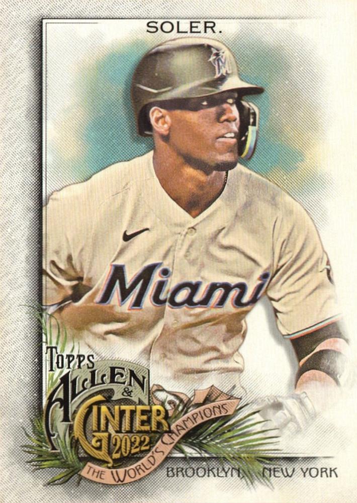 #301 Jorge Soler - Miami Marlins - 2022 Topps Allen & Ginter Baseball