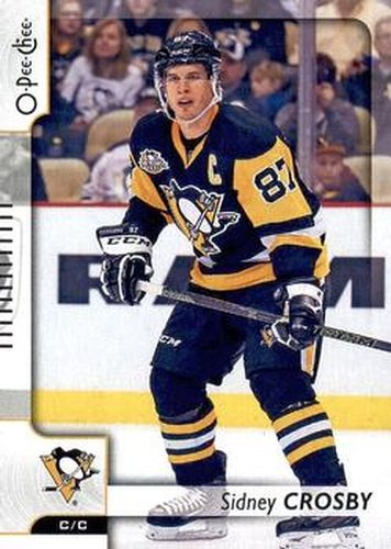 #301 Sidney Crosby - Pittsburgh Penguins - 2017-18 O-Pee-Chee Hockey