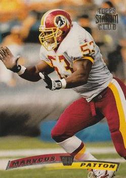#301 Marvcus Patton - Washington Redskins - 1996 Stadium Club Football