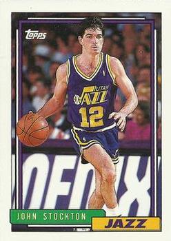 #301 John Stockton - Utah Jazz - 1992-93 Topps Basketball